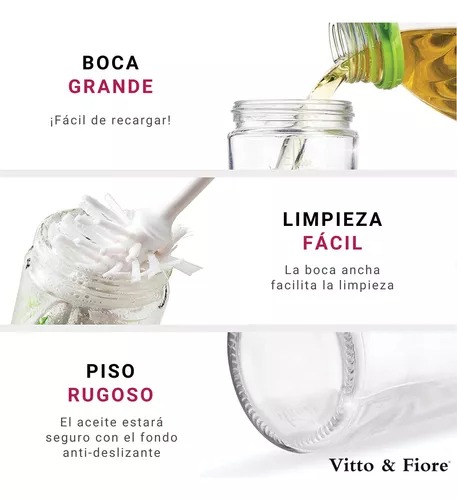 Miniatura 3 de DISPENSADOR DE ACEITE DOBLE EN VIDRIO